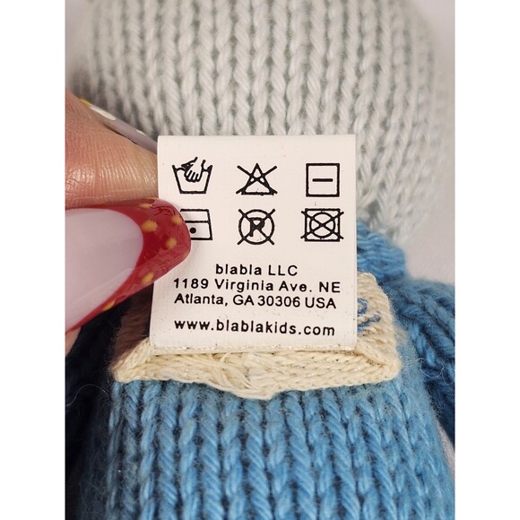 Blabla Kid's Doll Knitted Cat Stuffed Toy Plush School Book Boy - Picture 6 of 6